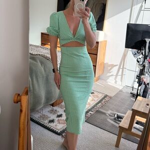 Zara Cutout Midi Dress